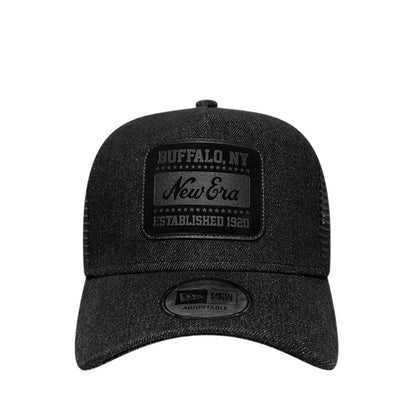 Patch Denim Trucker Newera Men's Caps - Black