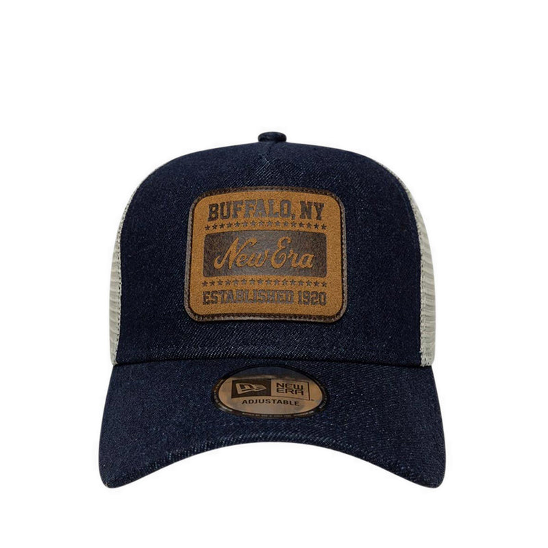 Patch Denim Trucker Newera Men's Caps - Denim
