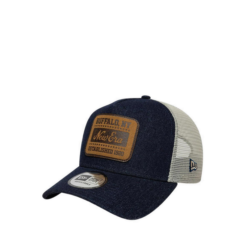 Patch Denim Trucker Newera Men's Caps - Denim