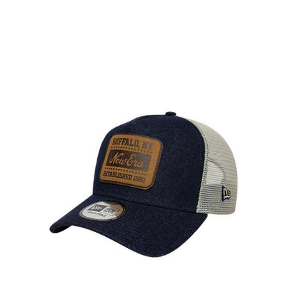 Patch Denim Trucker Newera Men's Caps - Denim