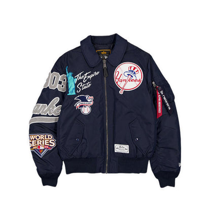 M Alpha MA1 Jacket 3490 New York Yankees Men's Jacket - Navy