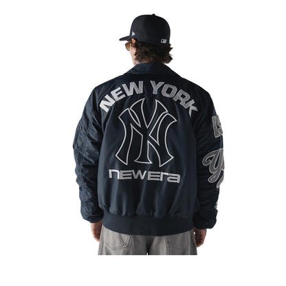 M Alpha MA1 Jacket 3490 New York Yankees Men's Jacket - Navy