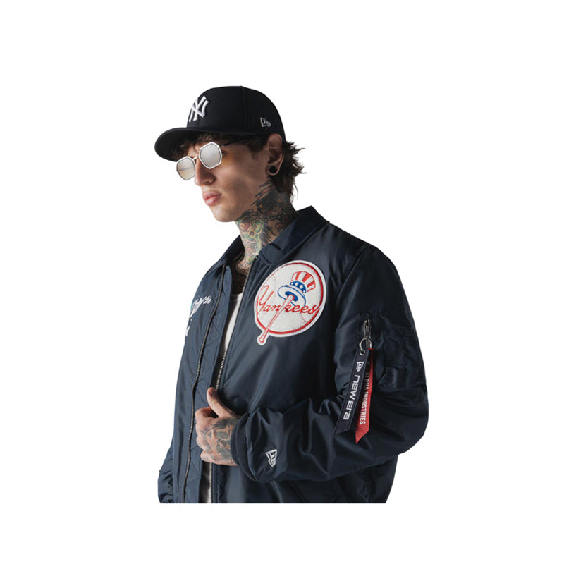 M Alpha MA1 Jacket 3490 New York Yankees Men's Jacket - Navy