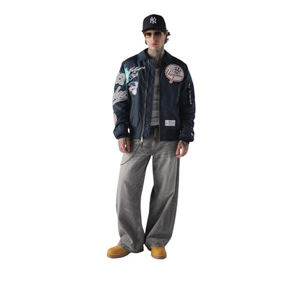 M Alpha MA1 Jacket 3490 New York Yankees Men's Jacket - Navy