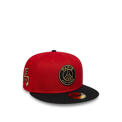 59FIFTY Paris Saint Germain Men's Caps - Scarlet