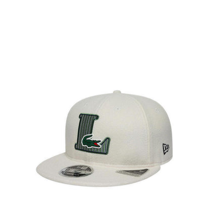 9FIFTYRc Front Patch Lacoste Men's Caps - White