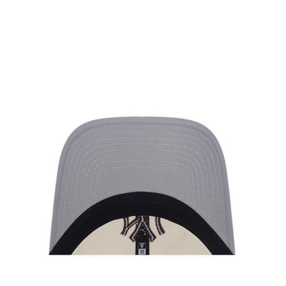 9TWENTY New York Yankees Chrome Wood Men's Caps - Chrome White
