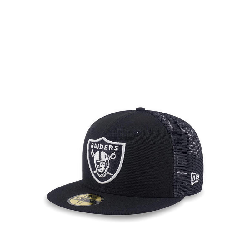 59Fifty Las Vegas Raiders Black Mesh Men's Caps - Black