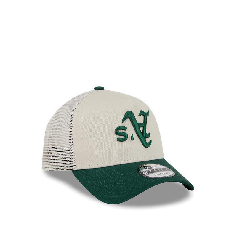 9FORTYAf Trucker Oakland Athletics Stngre Men's Caps - Stone