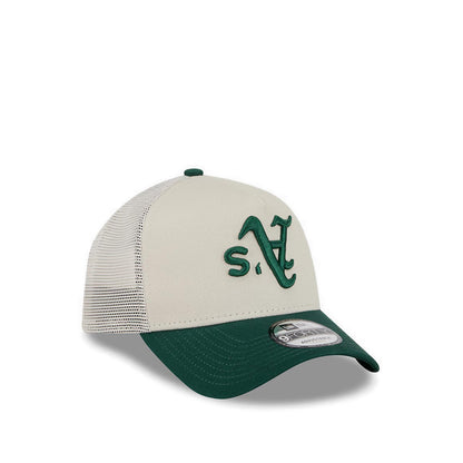 9FORTYAf Trucker Oakland Athletics Stngre Men's Caps - Stone