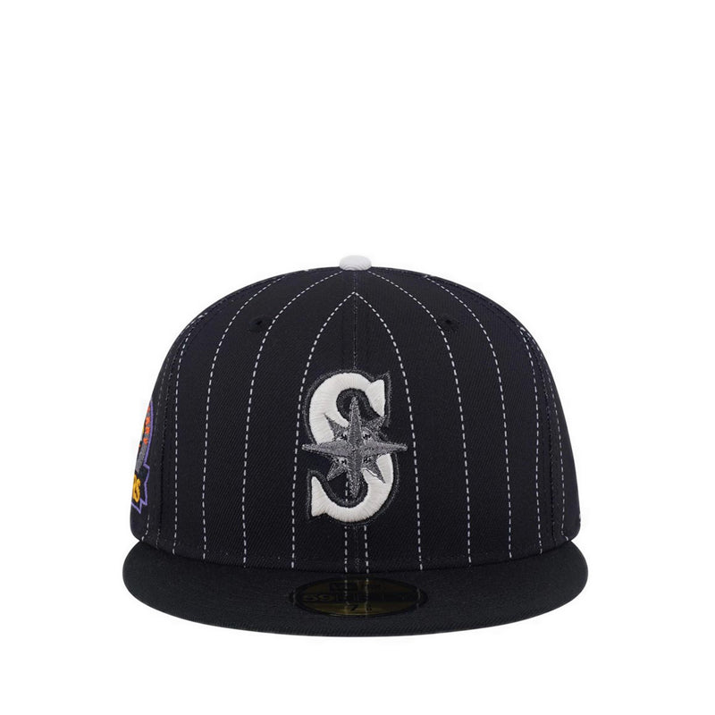 59FIFTY Seattle Marinersco 30 Pinstripe Men's Caps - Black