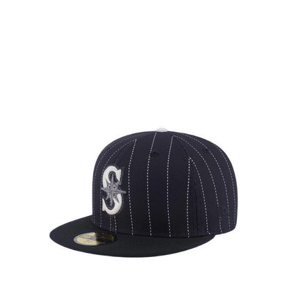 59FIFTY Seattle Marinersco 30 Pinstripe Men's Caps - Black