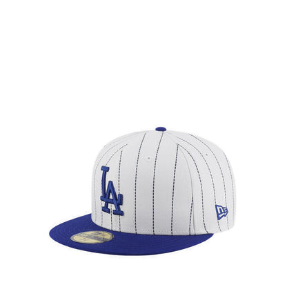 59FIFTY Los Angeles Dodgers Ws25 Pinstripe Men's Caps - White